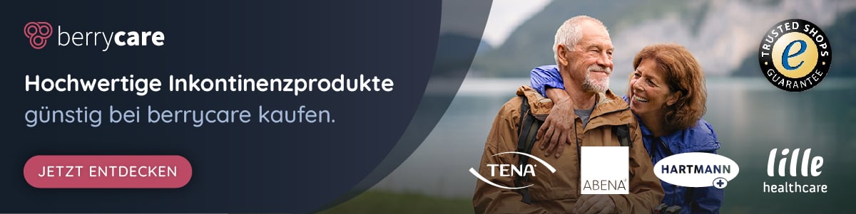 Jetzt Inkontinenzprodukte bei berrycare kaufen